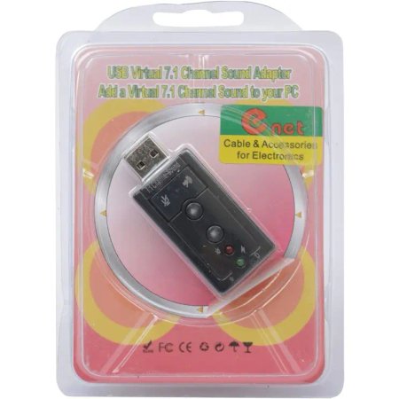 External USB Virtual 7.1 channel sound card