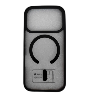 قاب گوشی اپل Iphone 17Pro اسپیگن مدل Ultra Hybrid طرح مگ سیف - مشکی قاب گوشی اپل Iphone 17Pro اسپیگن مدل Ultra Hybrid طرح مگ سیف - مشکی