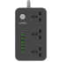 LDNIO SC3604 3 Way Electricity Adapter 2M With 6 USB
