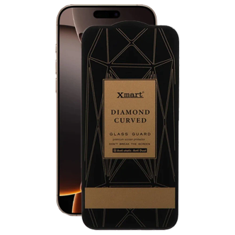 محافظ صفحه نمایش Xmart Diamond Curved مدل Apple iPhone 16 محافظ صفحه نمایش Xmart Diamond Curved مدل Apple iPhone 16
