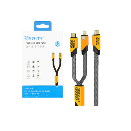 Verity CB3165 Dual-Purpose Type-C Charging Cable