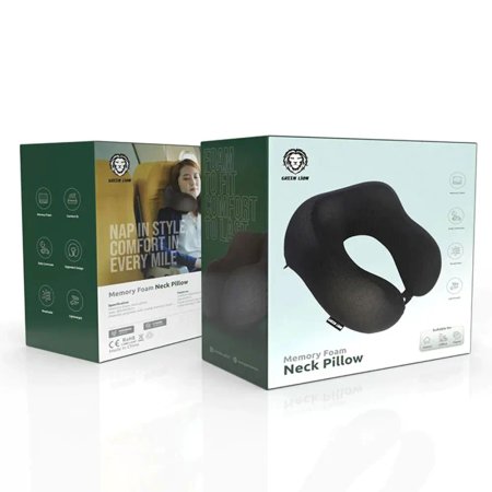 Green Lion GNMEFMNECKBK Neck Pillow