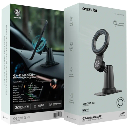 Green Lion GX-42 MagSafe Rotatable Phone Holder