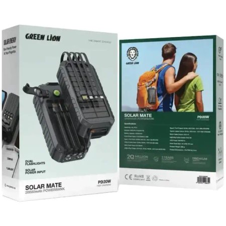Green Lion Solar mate 20000mAh 20W GL-PX15 Power Bank