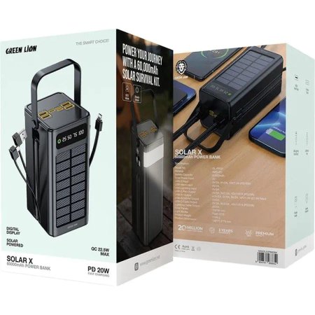 Green Lion Solar X 80000mAh Power Bank