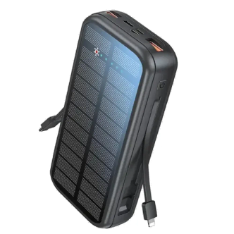 پاوربانک گرین لاین مدل Solar 2 PD 20W ظرفیت 20000 میلی آمپر