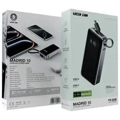 Green lion Madrid 10000mAh power Bank PD 35W