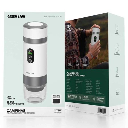 قهوه ساز قابل حمل گرین لاین مدل Campinas 80ml