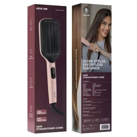برس حرارتی مو گرین لاین مدل Hair Straightener Comb GL-HS8