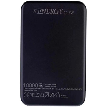 X-Energy X-814M PD 22.5W 10000mAh Wireless Power Bank