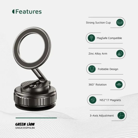 Green Lion GX-35 Suction Phone Holder