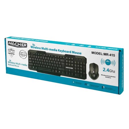 Macher MR-415 Wireless Mouse And Keyboard