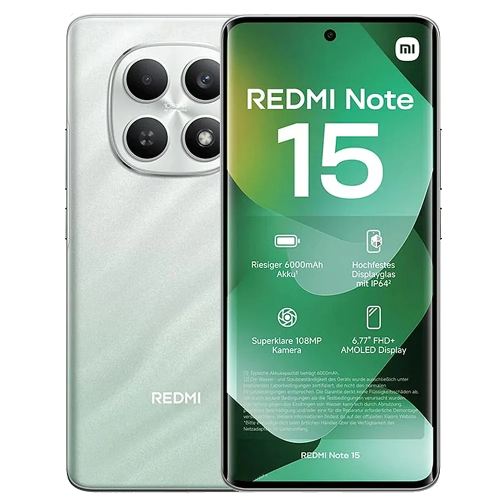 گوشی موبایل شیائومی Redmi Note 15 ظرفیت 256 گیگابایت و رم 8 گیگابایت