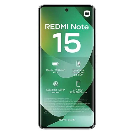 Xiaomi Redmi Note 15 4G Dual SIM 256GB RAM 8GB Mobile Phone