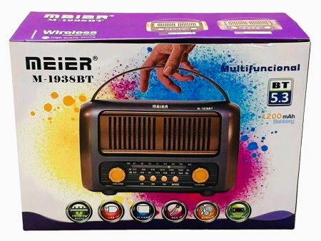 Meier bluetooth speaker radio model M-1938BT