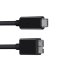 K-NET K-CUBMC3015 USB USB3.0 Type C to Micro-B Cable 1.5M 