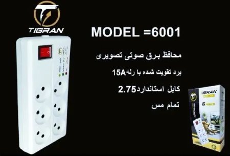 TIGRAN model 6001 brass 6-port 3-meter electrical protector