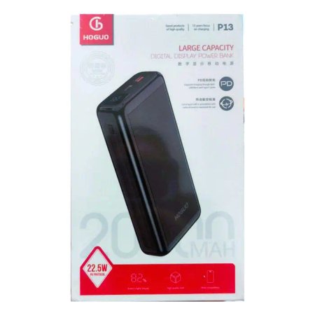 Hoguo powerbank , 20000 mAh capacity , 22.5W