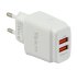 Verity AP2122 2Port 2.4A fast charger with microUSB cable