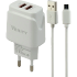 Verity AP2122 2Port 2.4A fast charger with microUSB cable