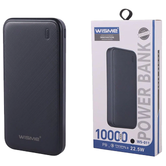 پاور بانک 22.5 وات ویسمی WS-011 QC3.0 PD ظرفیت 10000mAh پاور بانک 22.5 وات ویسمی WS-011 QC3.0 PD ظرفیت 10000mAh