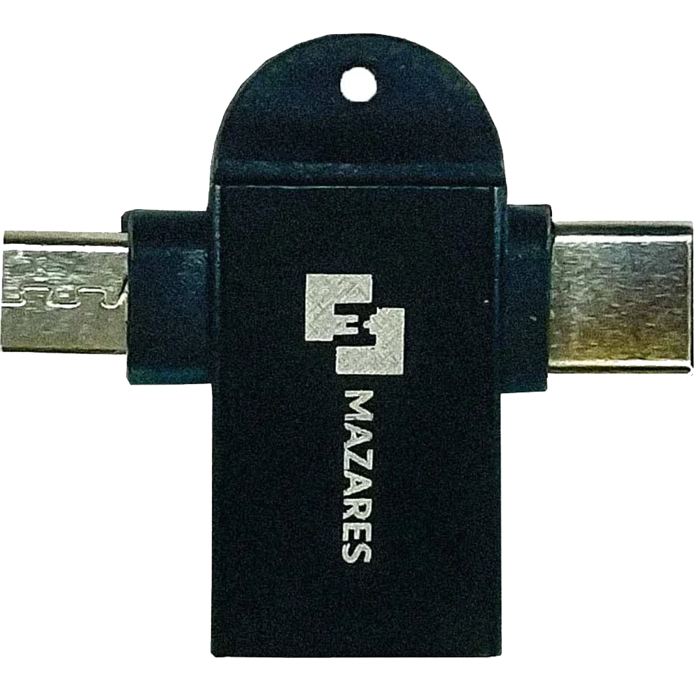 OTG دوکاره type-C و micro-USB مازارس مدل OT-22