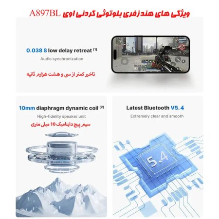 Awei A897BL bluetooth headset