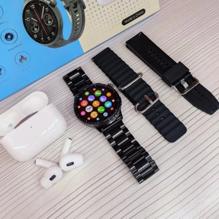 ROCK 35 GERMANY smart watch with AirPods