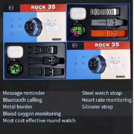 ROCK 35 GERMANY smart watch with AirPods