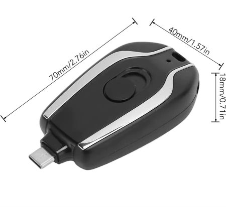 Type C mini switch key power bank