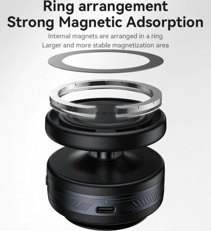 Yesido C224 Magnetic Vacuum Rechargeable Mobile Phone Holder