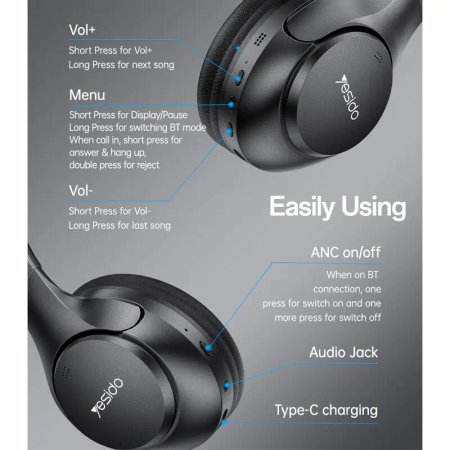 Yesido EP09 Bluetooth Headphone