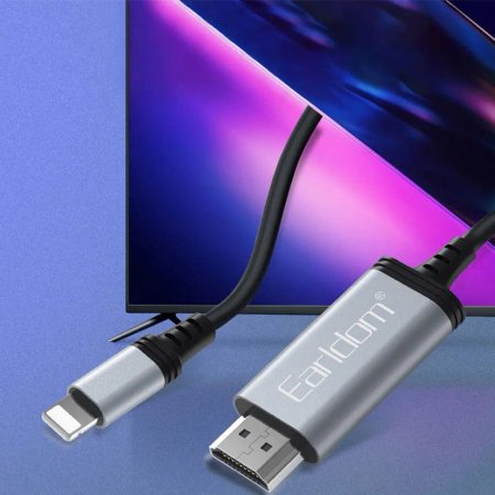 Earldom Lightning to HDMI conversion cable model ET-W35