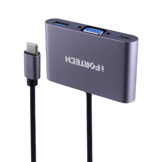 هاب Ifortech Type-C To VGA/USB3.0/Type-C