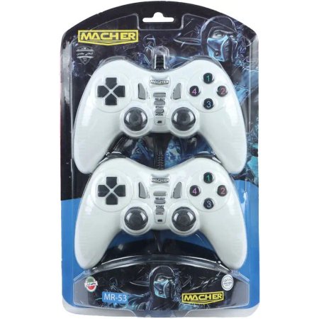 MACHER game pad model MR-53 two-piece package