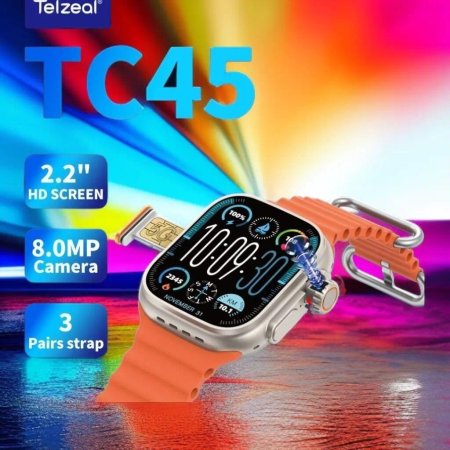 Telzil TC45 SIM card compatible smart watch