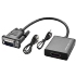 iForTech HDMI TO VGA Converter with Audio Cable