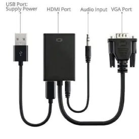 iForTech HDMI TO VGA Converter with Audio Cable