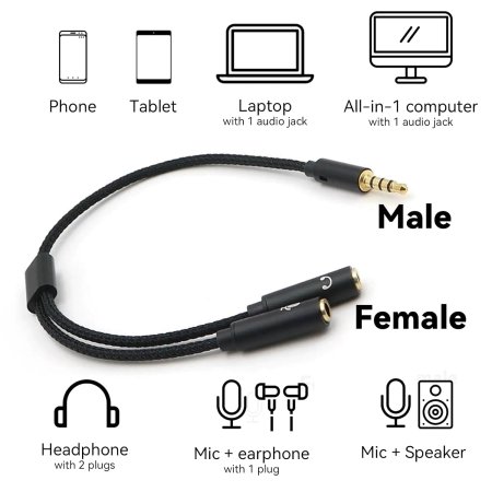 one to two conversion cable GFUZ brand model AX-44