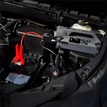 Green Line Jump Starter JX66 With Air Pump And Power Bank And Flashlight 24000 mAh