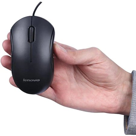 Lenovo wired mouse model MW1000