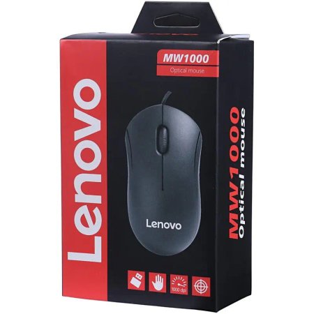 Lenovo wired mouse model MW1000