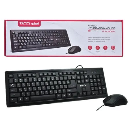 TSCO Keyboard and Mouse Model TKM-8050
