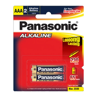  باطری قلمی پاناسونیک مدل Alkaline - پک دو عددی 