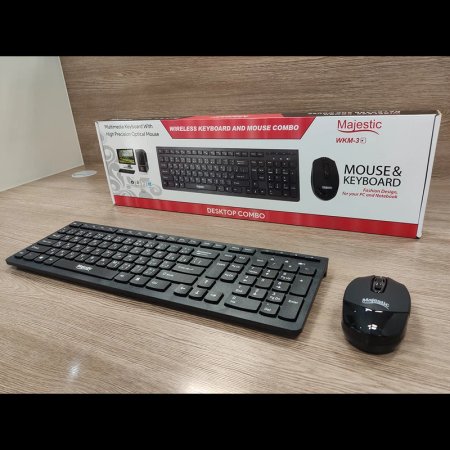 کیبورد و ماوس وایرلس مدل WKM-3