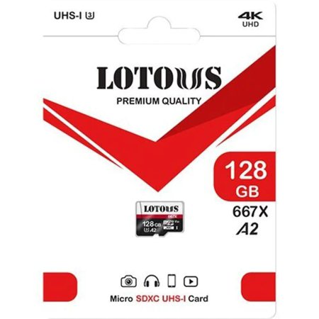 کارت حافظه لوتوس مدل microSDHC 667X ظرفیت 128 گیگابایت