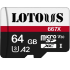 Lotus microSDHC 667X memory card 64 GB