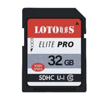 کارت حافظه SDXC لوتوس مدل Elite PRO کلاس 10 استاندارد UHS-I سرعت 200MBs ظرفیت 32 گیگابایت