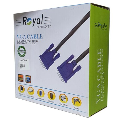 کابل ROYAL 10M 3+4 VGA