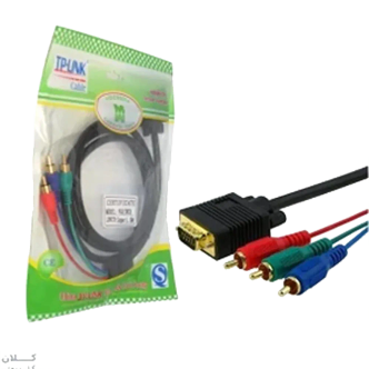 کابل تبدیل VGA به AV تی پی لینک به طول 1.5 متر کابل تبدیل VGA به AV تی پی لینک به طول 1.5 متر